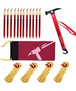 Haploon Camping Accessories Kit, Aluminum Tent Mallet Stake Hammer, Back... - $32.93