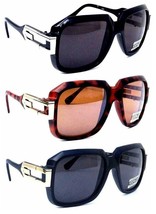 GAZELLE OVERSIZED SQUARE SUNGLASSES RUN DMC HIP HOP RETRO DESIGNER FASHI... - $159.34 MXN+