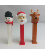 Lot of 3 Christmas Pez Dispensers Santa, Reindeer, &amp; Snowman (F) - €8,41 EUR