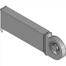 Fits Nvidia Tesla P40 M40 P100 V100 Graphics Card U-shaped Turbo Heat Si... - $29.99