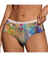 Watercolor Floral Panties for Women Lace Briefs Soft Ladies Hipster Unde... - £10.59 GBP+