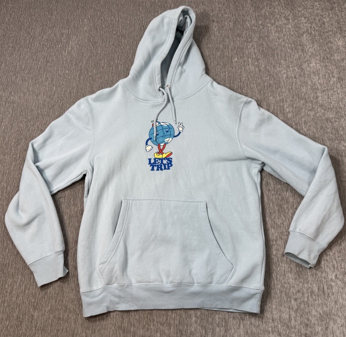Sturniolo Triplets &quot;Lets Trip&quot; Hoodie Adult Medium Blue Jacket Official ... - $49.49