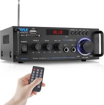 Wireless Bluetooth Stereo Power Amplifier - 200W Dual Channel, Pyle Pda29Bu - $54.94