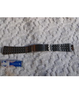 VINTAGE  SOVIET RUSSIA USSR STAINLESS STEEL WRISTWATCH BAND 15 MM  No.147 - $20.87 CAD