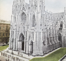 1910s St Patrick&#39;s Cathedral New York NY Postcard Gothic Church - $9.49