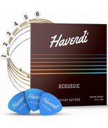 Havendi® Guitar Strings I Acoustic Guitar Strings With Phosphor Bronze C... - $44.94