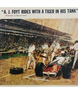 1965 Esso Gas And Oil A.J. Foyt Tiger In The Tank Advertisement Racecar ... - $24.99