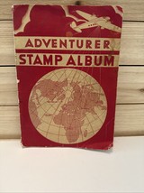 Rare 1934 Adventurer Stamp Album With Stamps From Various Countries Incl... - $1,513.33 MXN