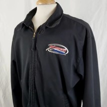 Richmond International Speedway Jacket Large Cotton Twill Lined Embroidered - $21.99