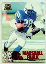 1997 Pacific Marshall Faulk #177 Football Card - Red - $5.89