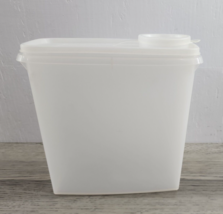 Tupperware Sheer Cereal Keeper 2 Qt Container 469 w/ Lid 470 &amp; Pour Lid 471 (C) - £7.66 GBP
