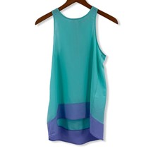 Everly Aqua Sleeveless Lightweight Top Small - $12.89