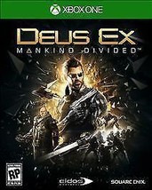 Deus Ex: Mankind Divided (Microsoft Xbox One 2016) Disc Only Rated M Square Enix - £2.78 GBP