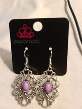 Over The Pip Purple  Earrings - $4.99