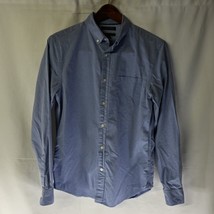 Banana Republic Medium Blue Custom 078 Wash Tailored Slim Fit Dress Shirt - £11.98 GBP
