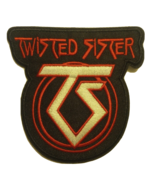 Twisted Sister~TS~Patch~Embroidered~3 3/4&quot; x 3 3/4&quot;~Iron or Sew on~Hair ... - $84.13 MXN