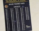 BattleStar Galactica Trading Card Vintage 1996 Checklist - £1.57 GBP