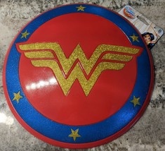 NEW Official Rubies DC Super Hero Girls Wonder Woman Child&#39;s Sparkly Shield - £14.75 GBP