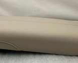 XTS 2013-2018 beige leather center console armrest lid top. Light tan. S... - $64.99