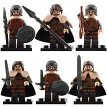 6Pcs/set The Archer Eddard Stark Sword Infantry Game Of Thrones Minifigures Toys - £2.39 GBP