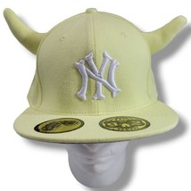 Ryder Studios Loso NYC Authentic Hat Size 7 5/8 New York Devil Horns Embroidered - £109.72 GBP