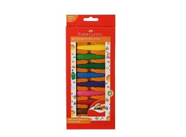 Faber-Castell Kindergarten Grip Crayons - Assorted - 10 Shade (1 SET) - £14.23 GBP