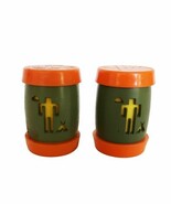 Vintage St Labre Indian School Plastic Salt and Pepper Shaker Set  - £15.68 GBP