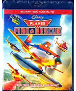 Disney Planes: Fire  Rescue (Blu-ray/DVD, 2014, 2-Disc Set) NEW Free Shi... - $9.36