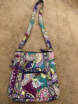 Vera Bradley Paisley Purple Crossbody Bag Purse - $18.15