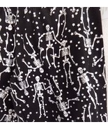 Skull Leggings Womens Size XS Metallic Skeleton Black Ankle Stretch NOBO - $9.58