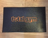 Total Gym Floor Mat PAIR 20&quot; x 12&quot; Orange Lettering 2 Mats - £31.63 GBP