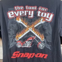 Snap-On Tools T-Shirt Motorcycle A Tool for Every Toy Mens M Short Sleeve Crew - $14.03