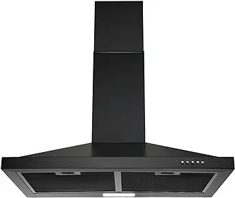 Black Range Hood 30 Inch,Hood Vents For Kitchen With Ducted/Ductless Convertible - £234.08 GBP