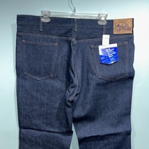 Vtg 70s 80s JC Penny Plain Pockets Denim Jeans Over the Boot Mens 42x30  NWT NOS - £33.08 GBP