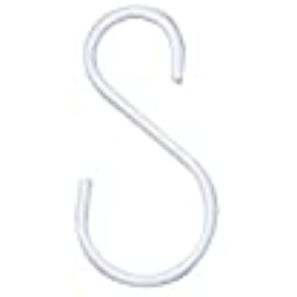 Green Thumb 86502GT Hanging Plant Extender S Hook, White, 3.5-in, 2-Pk. - - $18.24