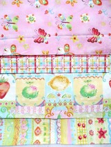 Fabric Lot of 4 Pcs Spring is Here Quilter Pastel Sampler Crafts Red Roost $4.50 - £3.53 GBP
