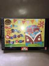 500 pc jigsaw puzzle: Genuine Life is a Beautiful Adventure EDUCA educat... - $26.42