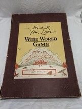Vintage 1933 Hendrik Von Loons Wide World Game Parker Brothers Board Game - $272.24
