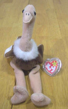 TY Beanie Babies STRETCH OSTRICH Plush Stuffed Animal - £12.05 GBP