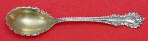 Mazarin By Dominick and Haff Sterling Silver Ice Spoon Org. Scalloped 6" GW - $68.31