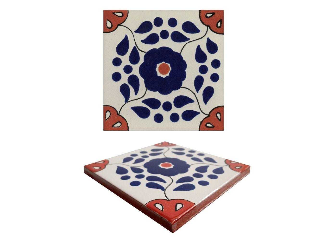 Mexican Talavera Ceramic Tiles Tradicional Handcrafted - Claudio -  (you... - $199.00
