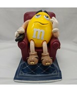 Vintage 9&quot; x 7&quot; M&amp;Ms World Yellow Lazy Boy Recliner Candy Dispenser - $21.98 CAD