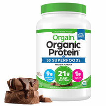Orgain Organic Protein and Superfoods Plant Based Protein Powder, Creamy Chocola - £200.45 GBP