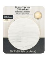 Better Homes &amp; Gardens Marble LED Soft White Night Light, Dusk To Dawn S... - €11,24 EUR