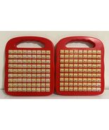 Red Push-n-Learn Division &amp; Addition Plastic Educational Math Toy Vintag... - €19,28 EUR