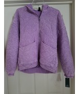 Wild Fable Hooded Varigated Purple Quilted Jacket, Size S - $34.17 CAD