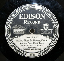 Edison Diamond Disc ~ It&#39;s Always Orange Day in CA 50396-R 4954 &amp; Ireland 4948 - £19.76 GBP