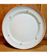 Noemi Ceramiche NE19 13&quot; Round Serving Platter Red, Blue Flowers, Green/... - $39.33 CAD
