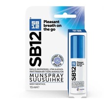 3 x SB12 Mouth Spray 15 ml For an Instantly Fresher Breath Made in Sweden - $44.80