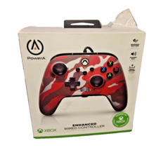 Xbox One Series X|S PowerA 1518910-01 Enhanced RED CAMO Wired Controller... - £13.85 GBP
